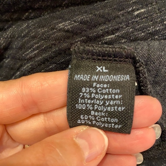 Marc Anthony Mens Speckled Slim Fit 1/4 Zip long sleeve Jacket Shirt pullover XL - Picture 7 of 9